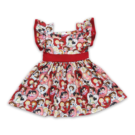 Girl Heart twirl Dresses