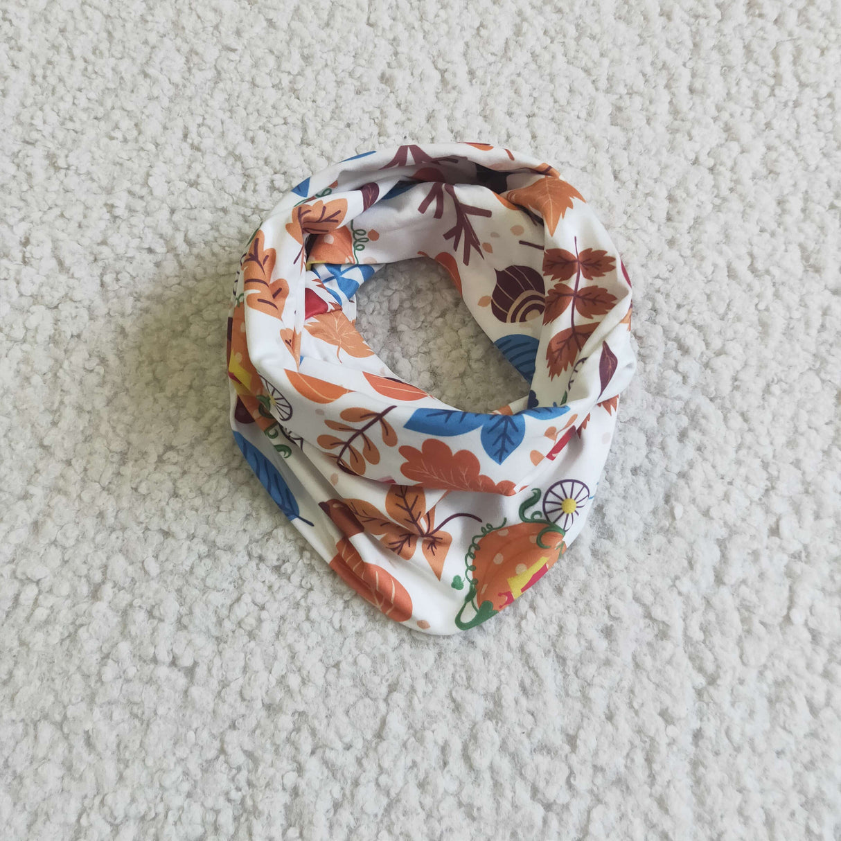 Pumpkin carriage embroidery girls fall clothing set