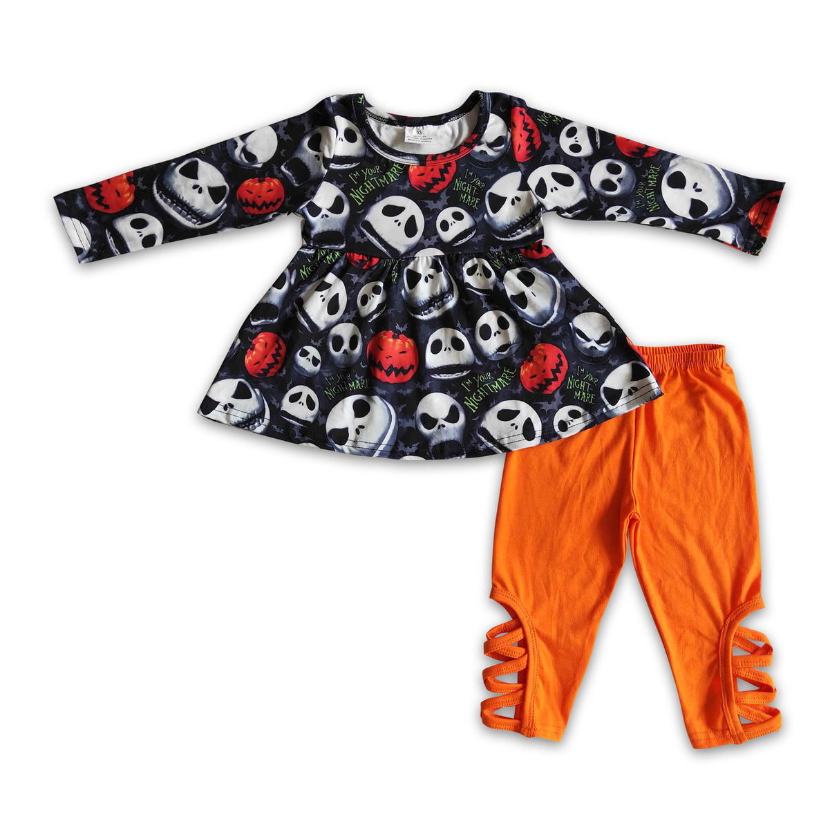 I'm your nightmare tunic leggings girls Halloween clothing