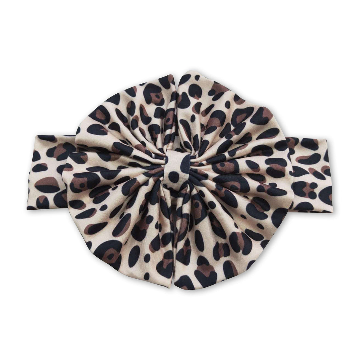 Fall vibes leopard smile pumpkin girls clothing set