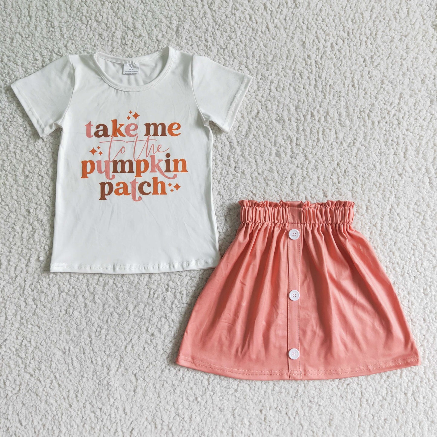 Take me to the pumpkin patch girls skirt fall outfits