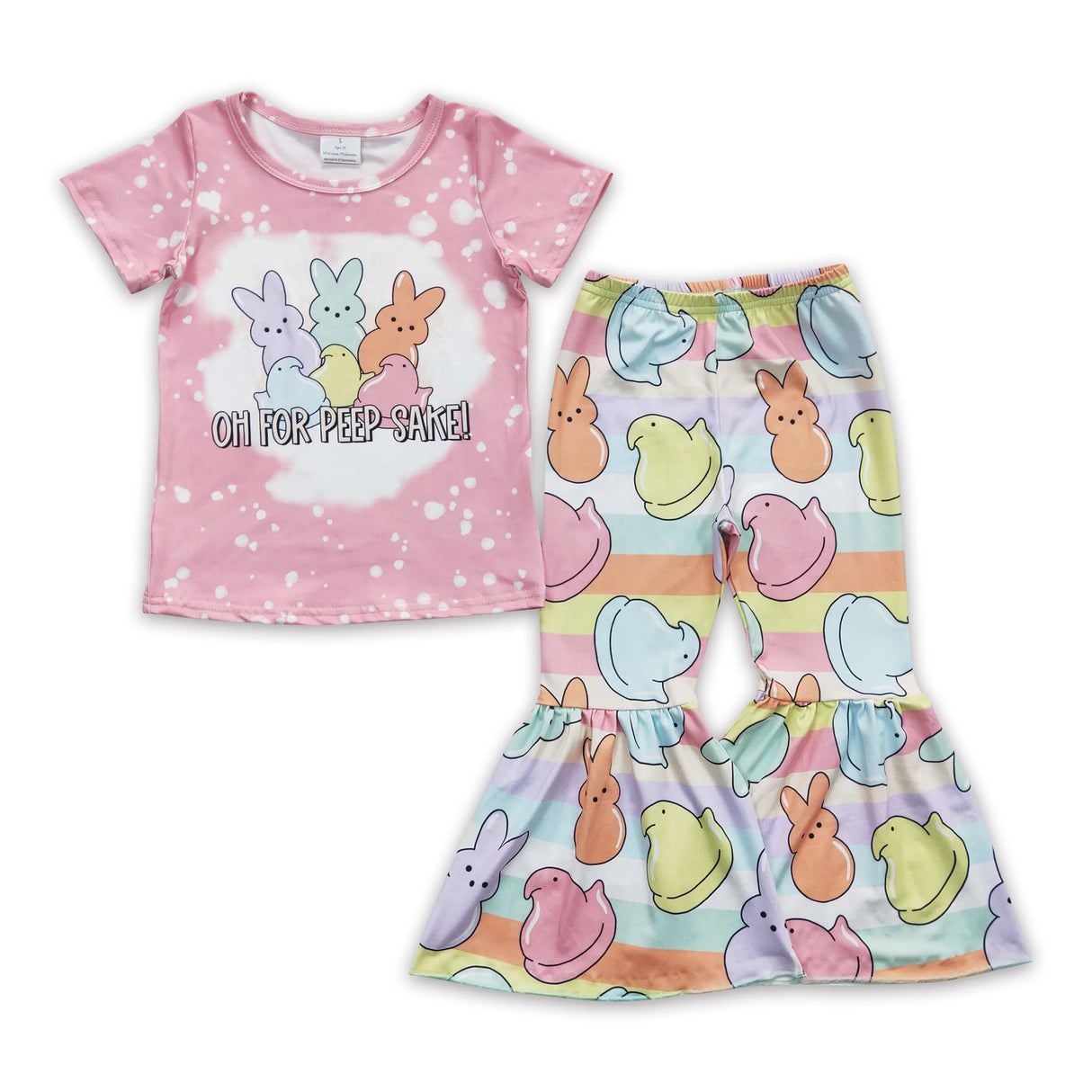 Oh for the peep sake kids girls easter clothing set