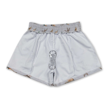 Duck print baby boys summer swim trunks