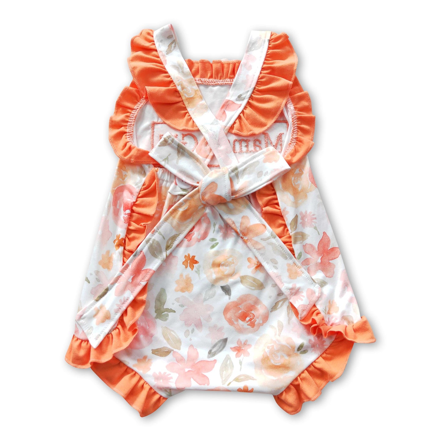 Mama's girl floral mother's day baby girls romper