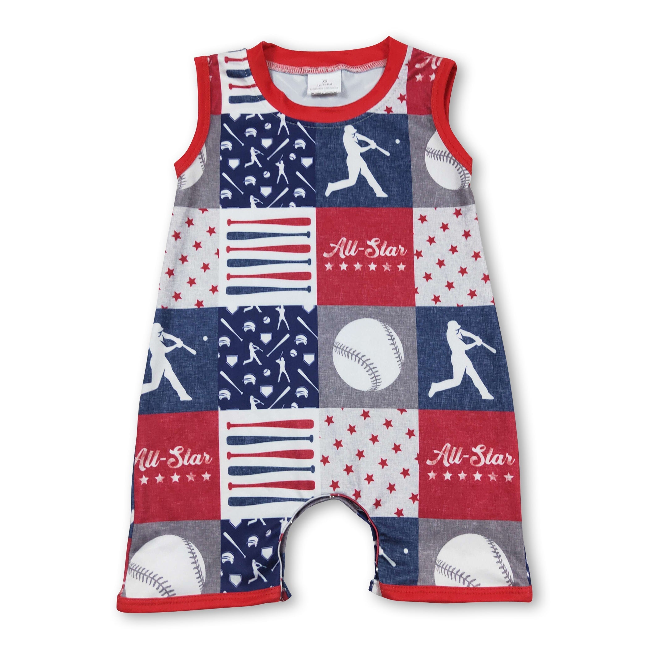 Baseball Sports Casual Baby Romper