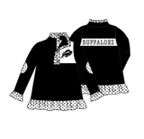 Deadline July 17 2025 long sleeves polka dots girls team pullover