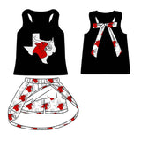 Deadline July 15 2025 black sleeveless bow top skirt girls team clothes