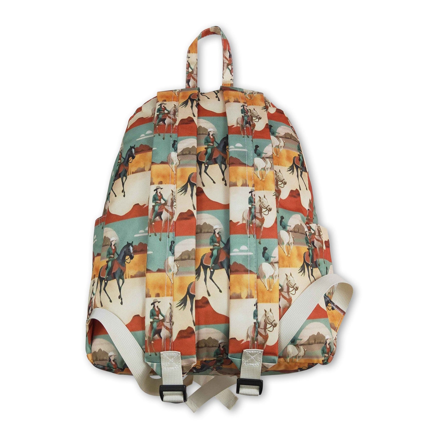 Horse rodeo western kids backpack