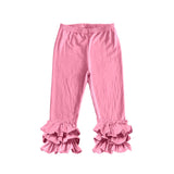 Deadline Jan 27 Pink triple ruffle kids girls pants
