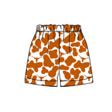 MOQ 3 pcs Bull skull camo kids boys team shorts