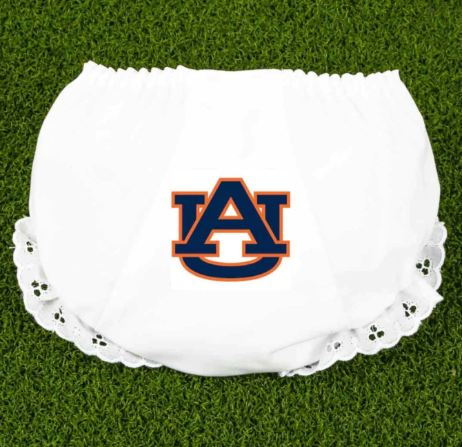 MOQ 3 pcs A U white baby girls team bummies