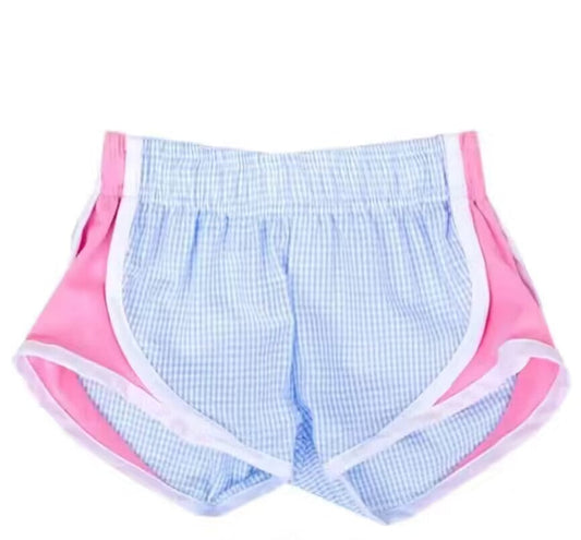 Deadline May 16 pink light blue baby girls summer shorts