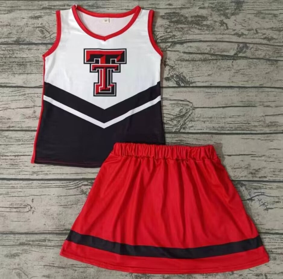 Deadline July 27 T sleeveless top skirt girls team outfits