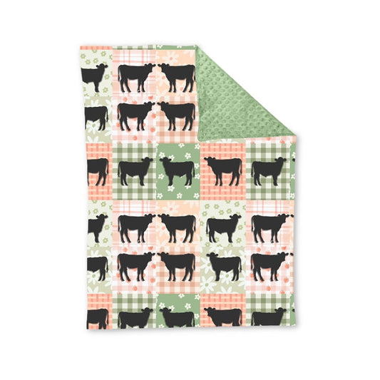 Deadline July 27 plaid floral cows baby kids blankets