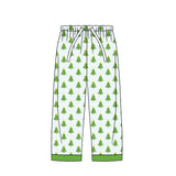 Deadline Aug 2 light blue stripe Christmas tree men pants