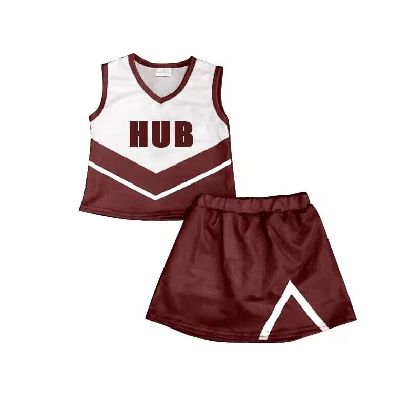 Deadline Aug 2 sleeveless H U B top skirt girls team clothes