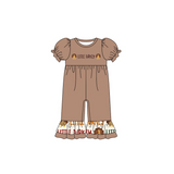 Deadline Aug 11 little turkey baby girls Thanksgiving romper