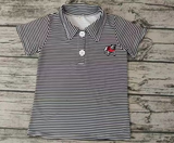 Deadline Aug 17 stripe short sleeves G dog kids team polo shirt