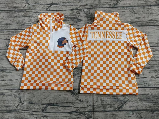 Deadline Sep 17 yellow plaid T dog kids team pullover