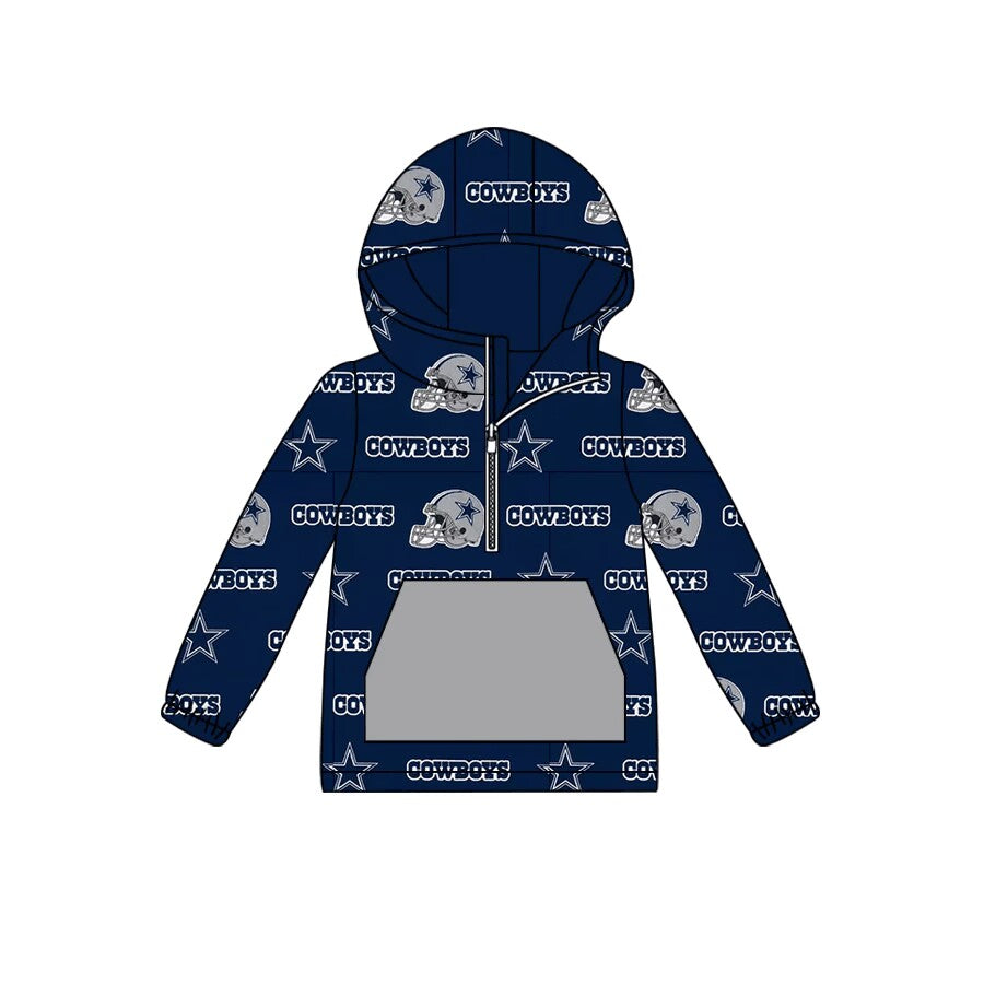 Deadline Sep 23 cowboys kids boys pocket team zip hoodie