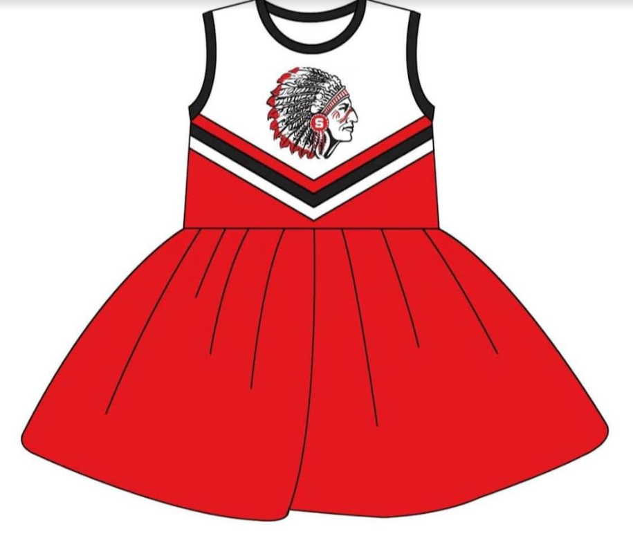 Deadline Oct 11 red sleeveless kids girls team dresses