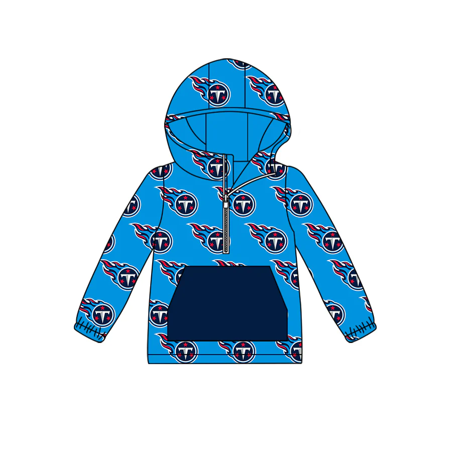 Deadline Oct 25 long sleeves blue T kids team hoodie