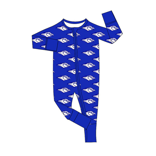 Deadline Nov 2 long sleeves blue eagle baby boy zipper romper