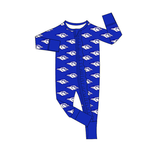 Deadline Nov 2 long sleeves blue eagle baby girl zipper romper