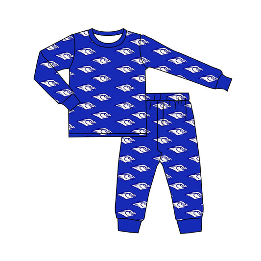 Deadline Nov 2 Blue eagle long sleeves boys team pajamas