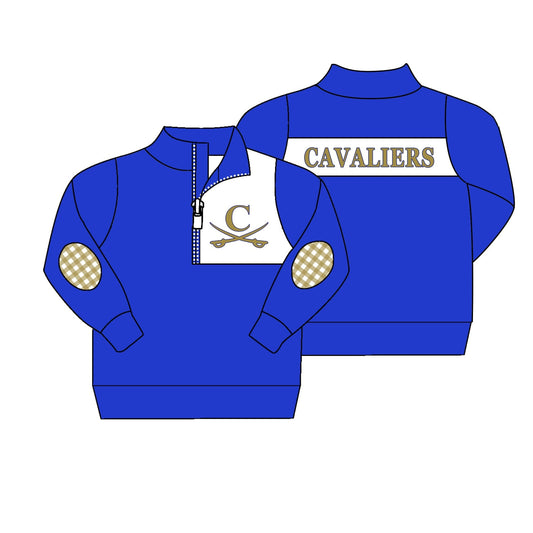 Deadline Dec 2 blue C long sleeves kids boys team pullover