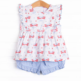 Deadline  Feb 17 flutter sleeves flag bow girls 4th of july outfits