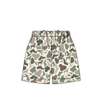 Deadline Feb 24 camo duck dog kids boys summer shorts
