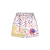 Deadline Feb 27 red blue sprinkle kids boys team shorts