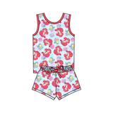 Deadline March 23 sleeveless princess top shorts girls clothes