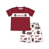 Deadline March 30 maroon short sleeves top shorts boys clothes
