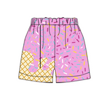 Deadline April 9 pink sprinkle ice cream boys shorts