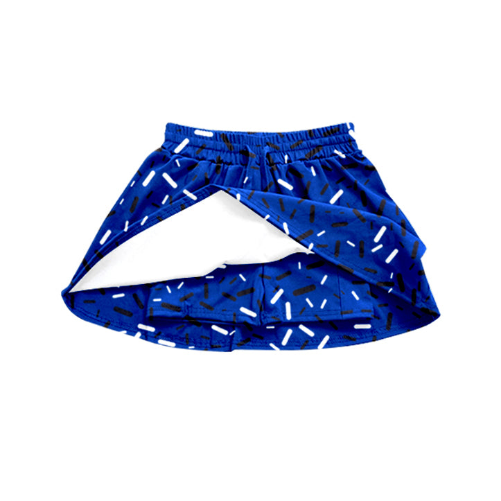 Deadline June 24 2025 blue white ice cream sprinkle girls team skirt