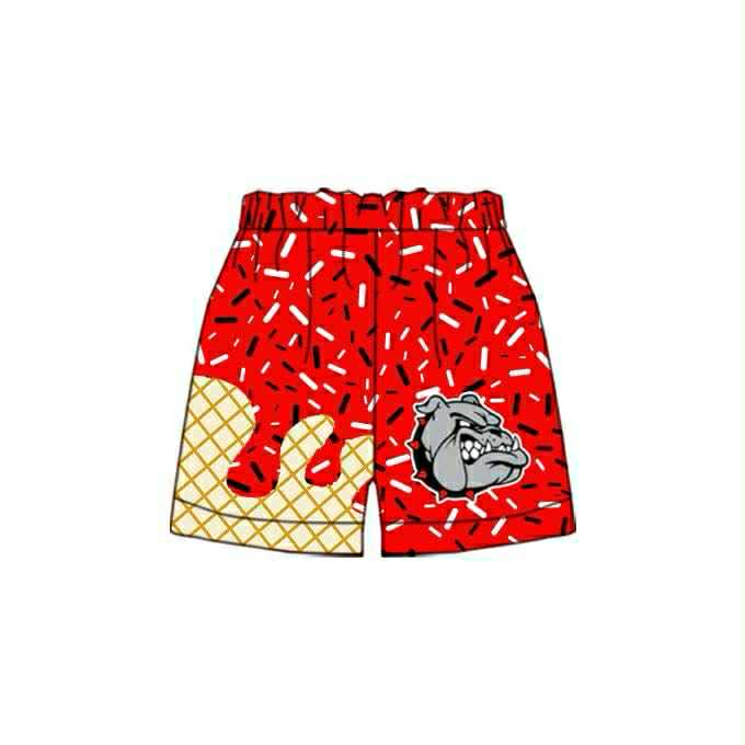Deadline July 11 2025 dog red ice cream sprinkle boys summer team shorts