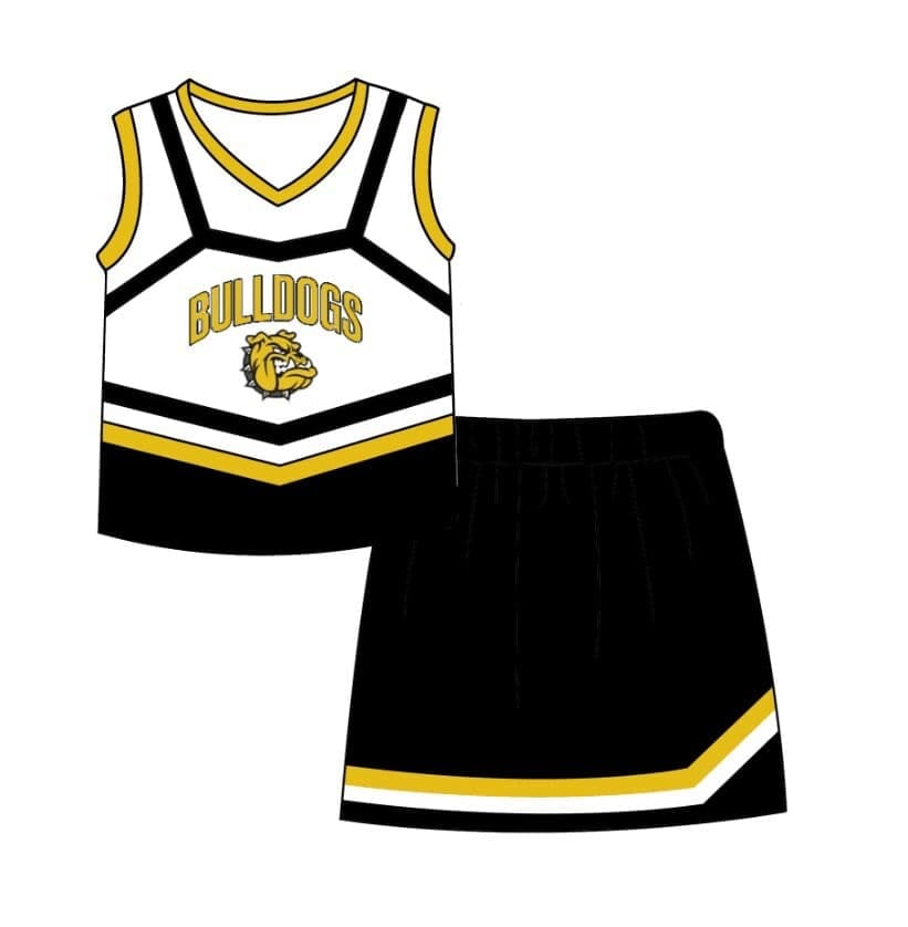 Deadline July 15 2025 sleeveless dog top black skirt girls team clothes