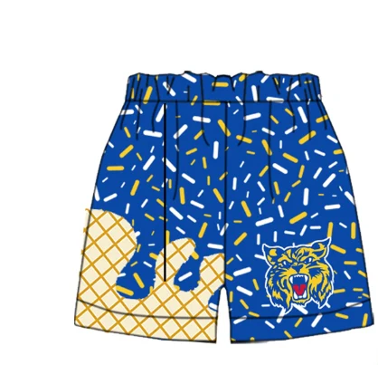 Deadline July 24 2025 blue ice cream sprinkle boys summer team shorts