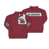 Deadline Aug 5 2025 A elephant plaid kids boys team pullover