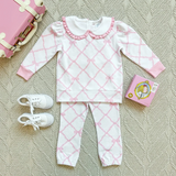 Deadline Aug 8 2025 long sleeves pink bow top leggings girls clothes