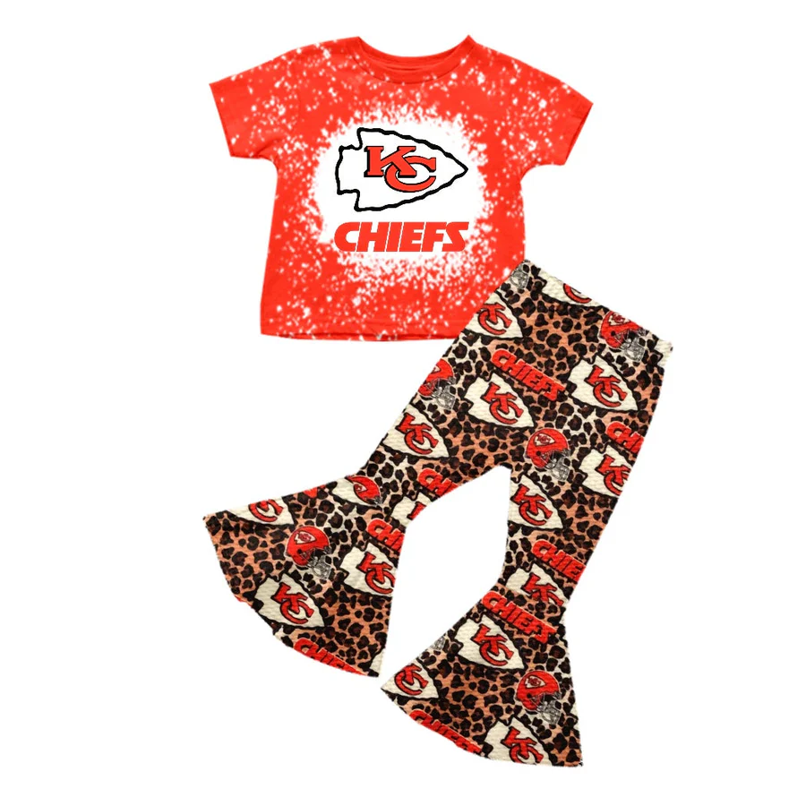 Deadline Aug 14 2025 bleached K C top leopard pants girls team set
