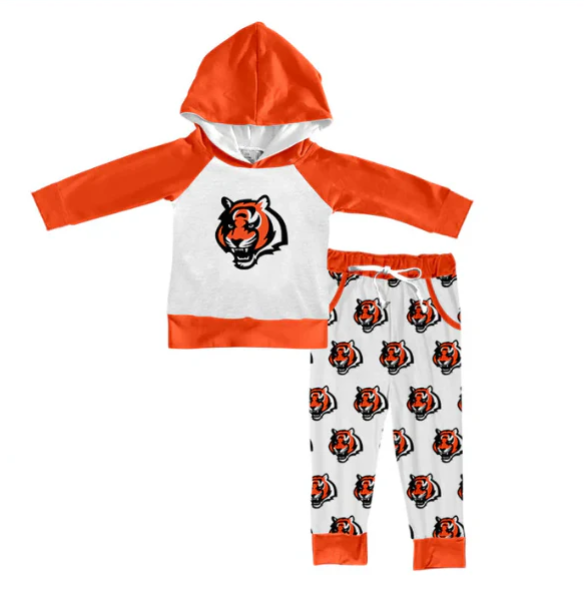 Deadline Aug 24 2025 orange long sleeves hoodie pants boys team clothes