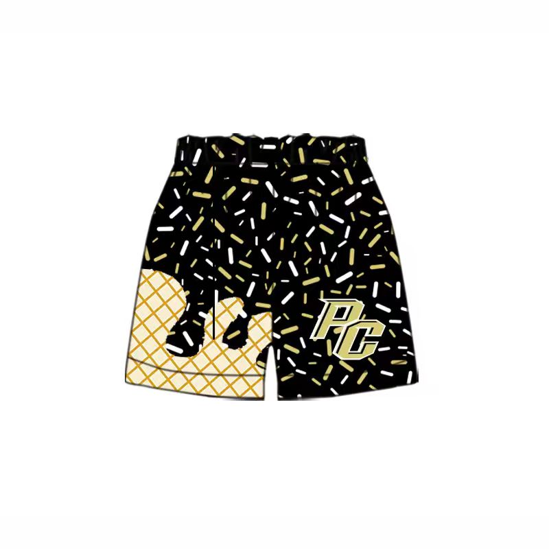 Deadline Sept 2 2025 P C ice cream drip boys summer team shorts