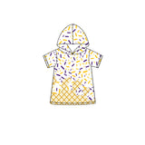 MOQ 5 pcs purple yellow ice cream sprinkle toddler kids team hoodie