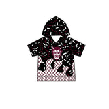 MOQ 8 pcs black maroon ice cream sprinkle toddler kids team hoodie