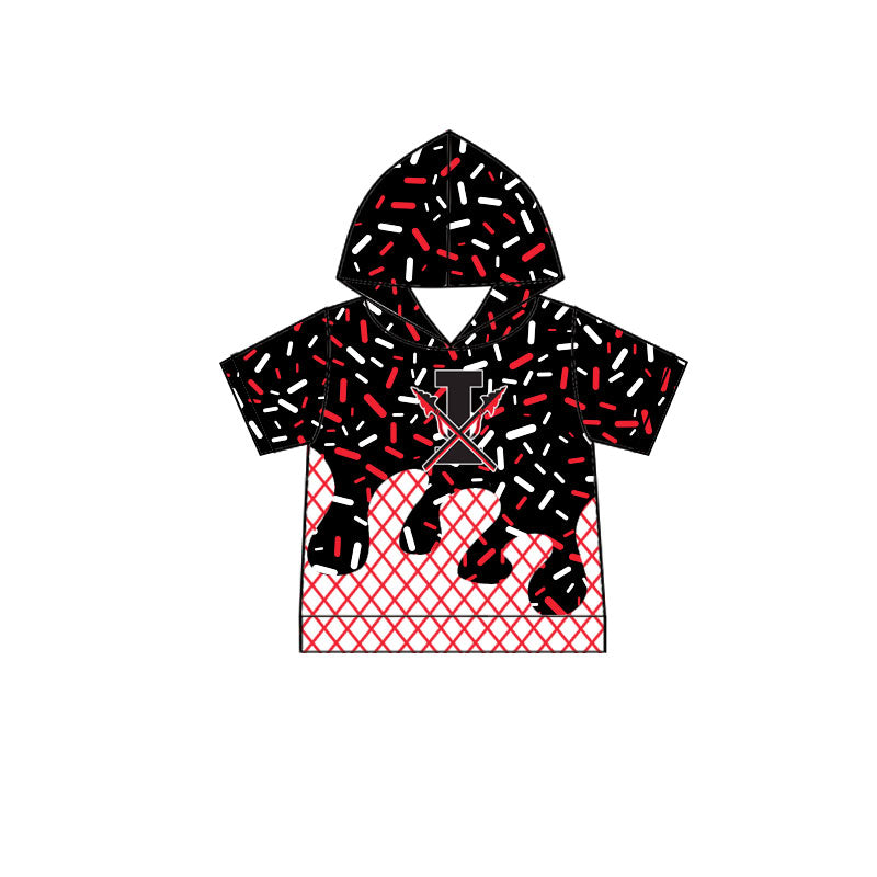 MOQ 8 pcs I black ice cream sprinkle toddler kids team hoodie