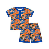 MOQ 5 pcs short sleeves crocodile top shorts kids boys outfits