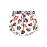 MOQ 5 pcs O football kids girls summer team shorts